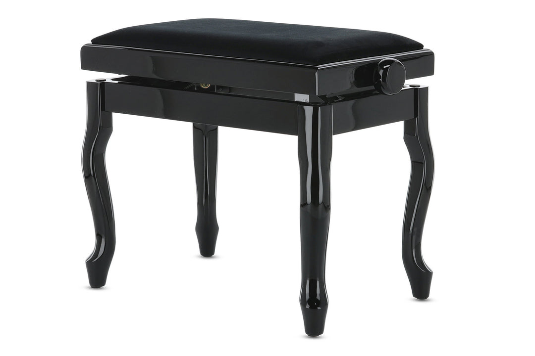 GEWA banqueta de piano Deluxe Classic - Black highgloss