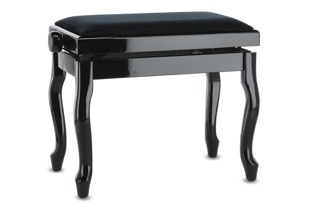 GEWA banqueta de piano Deluxe Classic - Black highgloss
