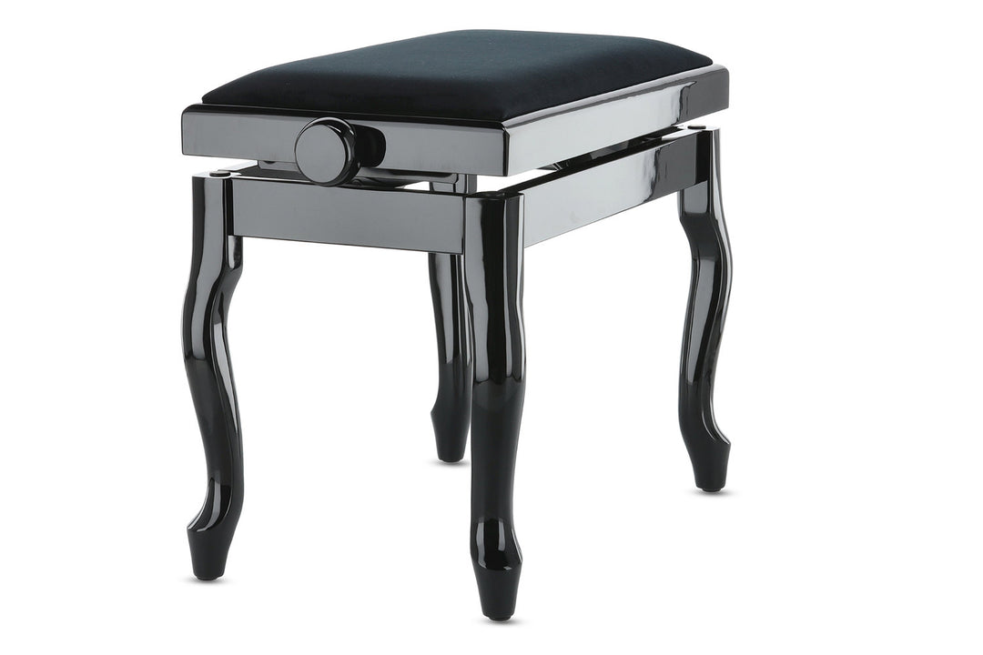 GEWA banqueta de piano Deluxe Classic - Black highgloss