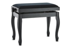 Banco de piano GEWA Deluxe Classic - Black mate