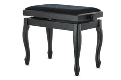Banco de piano GEWA Deluxe Classic - Black mate