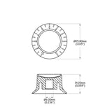 Partsland Poti button Gibson Style - Set Gibson Style