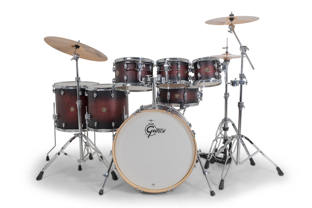 set de cascos Gretsch Catalina Maple - Satin Deep Cherry Burst (CM2-E627-SDCB)