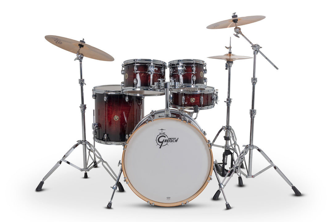 conjunto de cascos Gretsch Catalina Maple - Deep Cherry Burst (CM2-E625-DCB)