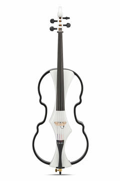 GEWA E-Cello Novita 3.0 - White alto brillo (4/4)