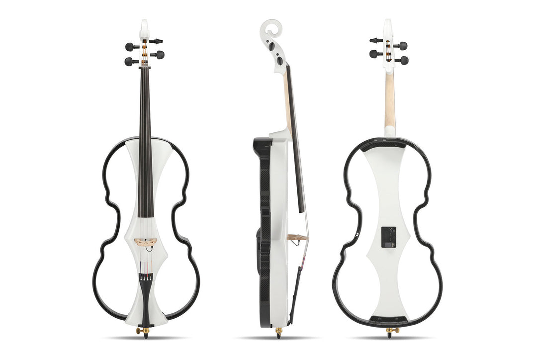 GEWA E-Cello Novita 3.0 - White alto brillo (4/4)