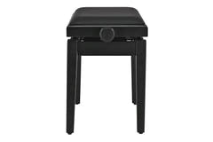 GEWA Banco de piano Deluxe Autolift Vinyl - Black matt (Seat black)