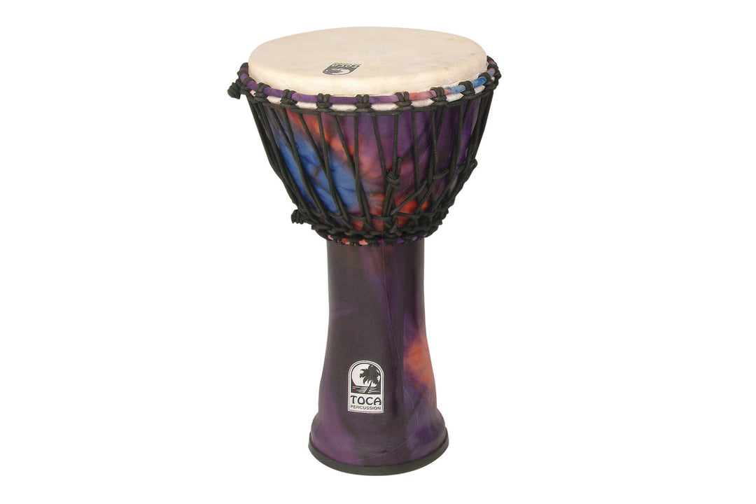 Toca Djembé Freestyle con afinación de cuerda - Woodstock Purple (SFDJ-10WP)