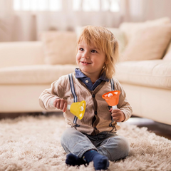 V-Tone Campanas de mano RR8 – 8 campanas diatónicas de colores con asas para niños
