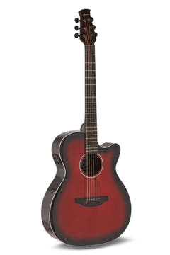 Applause Jump OM Electro Cut Gloss guitarras AEO-69-CB, Cherry Burst