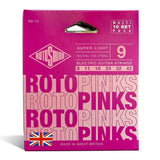 Rotosound Roto Pinks R9-10 cuerdas para guitarra eléctrica 9-42, 10 juegos