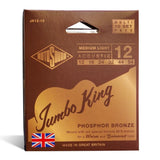 Rotosound Jumbo King JK12-10 cuerdas de guitarra acústica 12-54, 10 sets