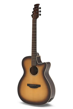 Applause Jump OM Electro Cut Gloss guitarra AEO-69-TB, Tobacco Burst