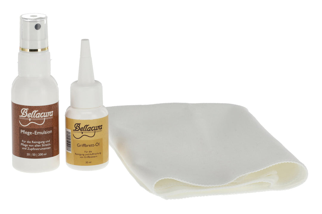 Bellacura Cleaner & Polish GEWA Exclusive set de cuidado - 3 piezas - para guitarras