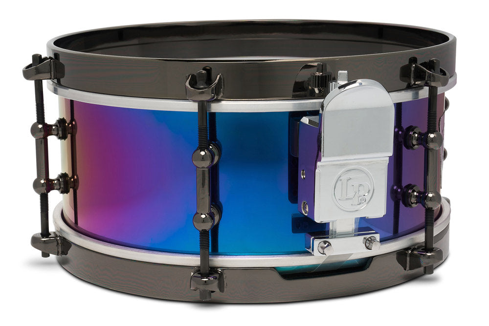 Caja de batería LP Tony Succar LP4510-TS Salsa 14 x 4,5", Rainbow