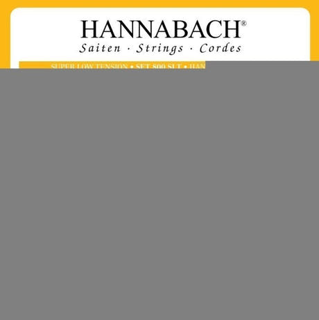 Hannabach 800 juego de agudos E1, H/B2 y G3, super baja tensión