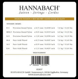 Hannabach 825 A5 cuerda grave para guitarra clásica, medium tension