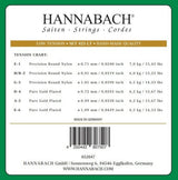 Hannabach 825 cuerda aguda E1 para guitarra clásica, low tension