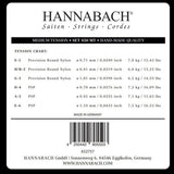 Hannabach 850 H/B2 cuerda de agudos para guitarra clásica, medium tension