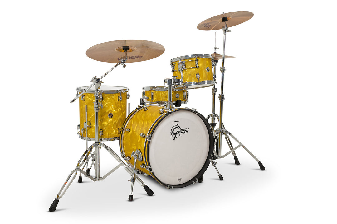 Gretsch set de cascos Catalina Club - Yellow Satin Flame (CC2-J404-YSF)