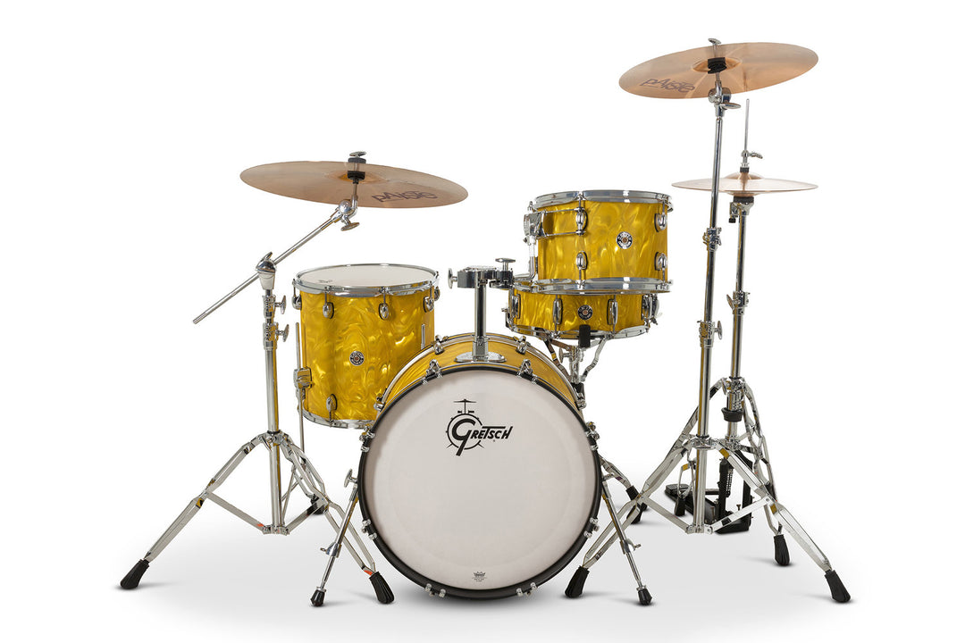 Gretsch set de cascos Catalina Club - Yellow Satin Flame (CC2-J404-YSF)