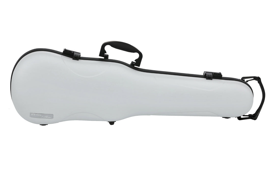 Estuches de violín moldeados GEWA Form Air 1.7 - White mate (con asa lateral)