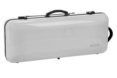 GEWA Estuche de viola Air 2.8 - White de alto brillo (con asa lateral)