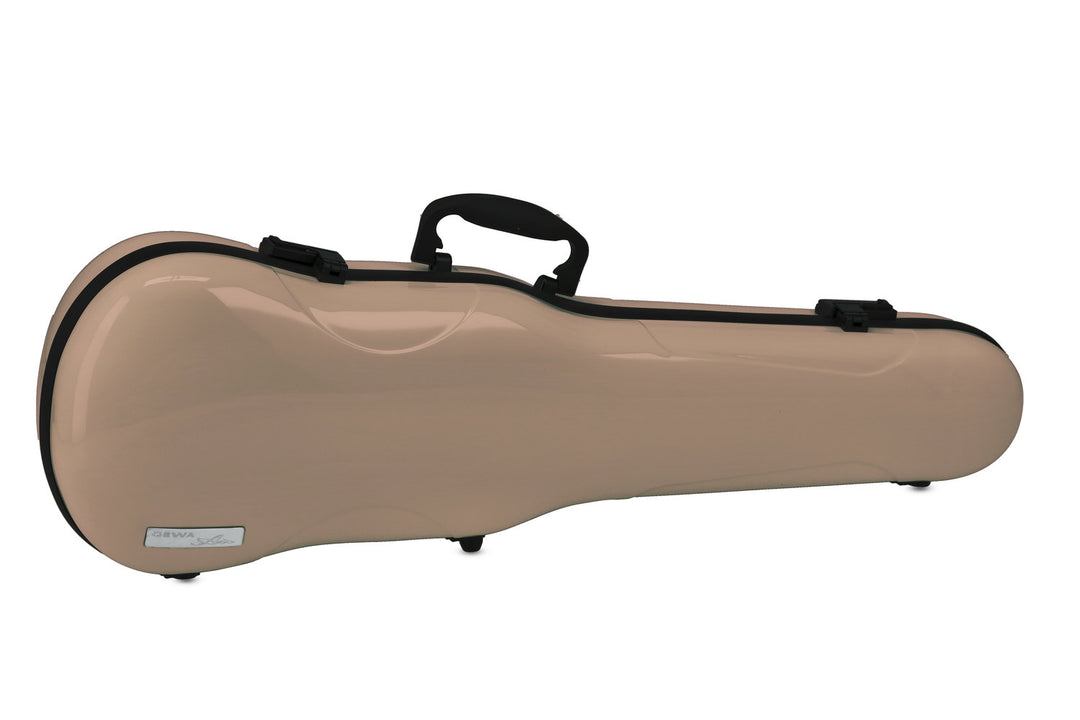 GEWA Estuches de violín moldeados Form Air 1.7 - Beige de alto brillo