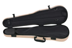 GEWA Estuches de violín moldeados Form Air 1.7 - Beige de alto brillo
