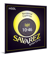 Savarez H50L Hexagonal Explosion cuerdas de guitarra eléctrica, light .010 a .046