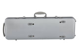 GEWA Polycarbonate violinkasse 1/2-4/4, sølv