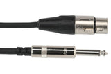 GEWA Pro Line cable de micrófono 9 m, XLR hembra a jack mono