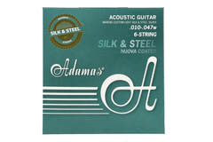 Cuerdas de guitarra Adamas Silk & Steel 4848-NU, Custom-Light .010-.047