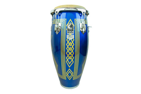 Toca Elite Pro conjunto de congas 3100-BI con soporte, Blue Impala
