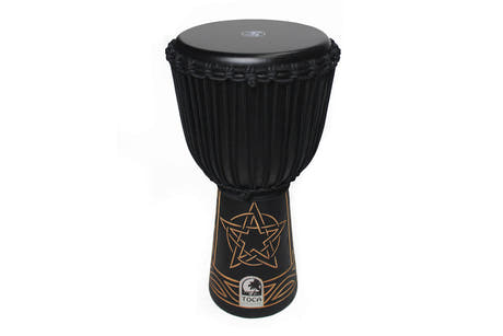 Toca Sully Erna Black Mamba djembé 12", caoba y piel de cabra