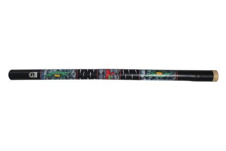 Didyeridú de bambú Toca DIDG-PC, motivo Crocodile, 119 cm