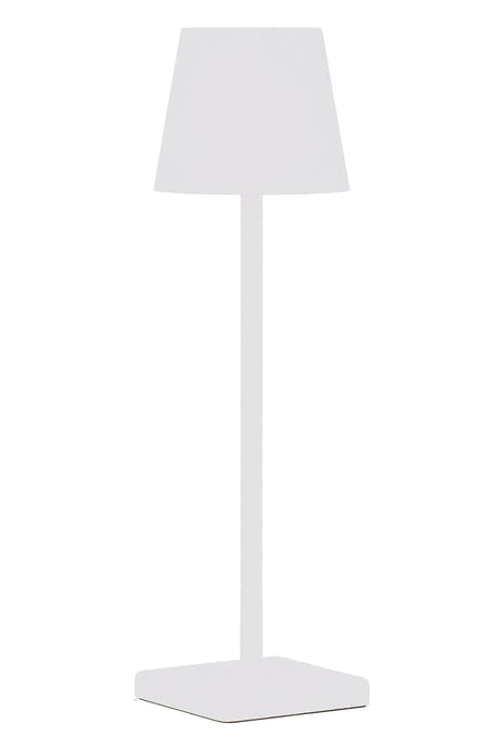 GEWA PL-48 lámpara de piano con 48 LED y batería, blanca mate