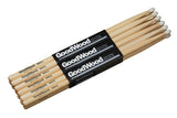 Vater Goodwood Rock baquetas, nogal de 2.ª selección, punta de nailon