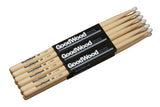 Vater Goodwood 2B baquetas, nogal americano de 2.ª selección, punta de nailon