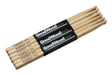 Vater Goodwood Rock baquetas, hickory de 2.ª calidad, punta de madera