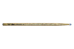 Vater Color Wrap 5A Gold Sparkle trommestikker, hickory, nylonspids