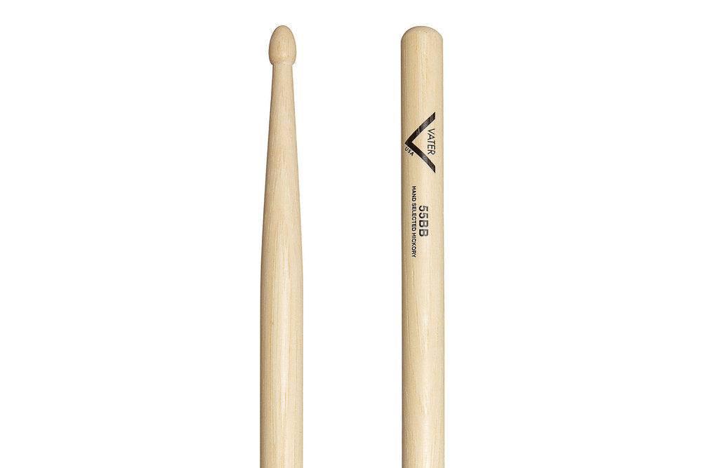 Vater 55BB trommestikker, hickory, træspids