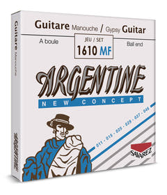 Cuerda A5 Savarez 1215MF Argentine para guitarra gypsy jazz, con bola