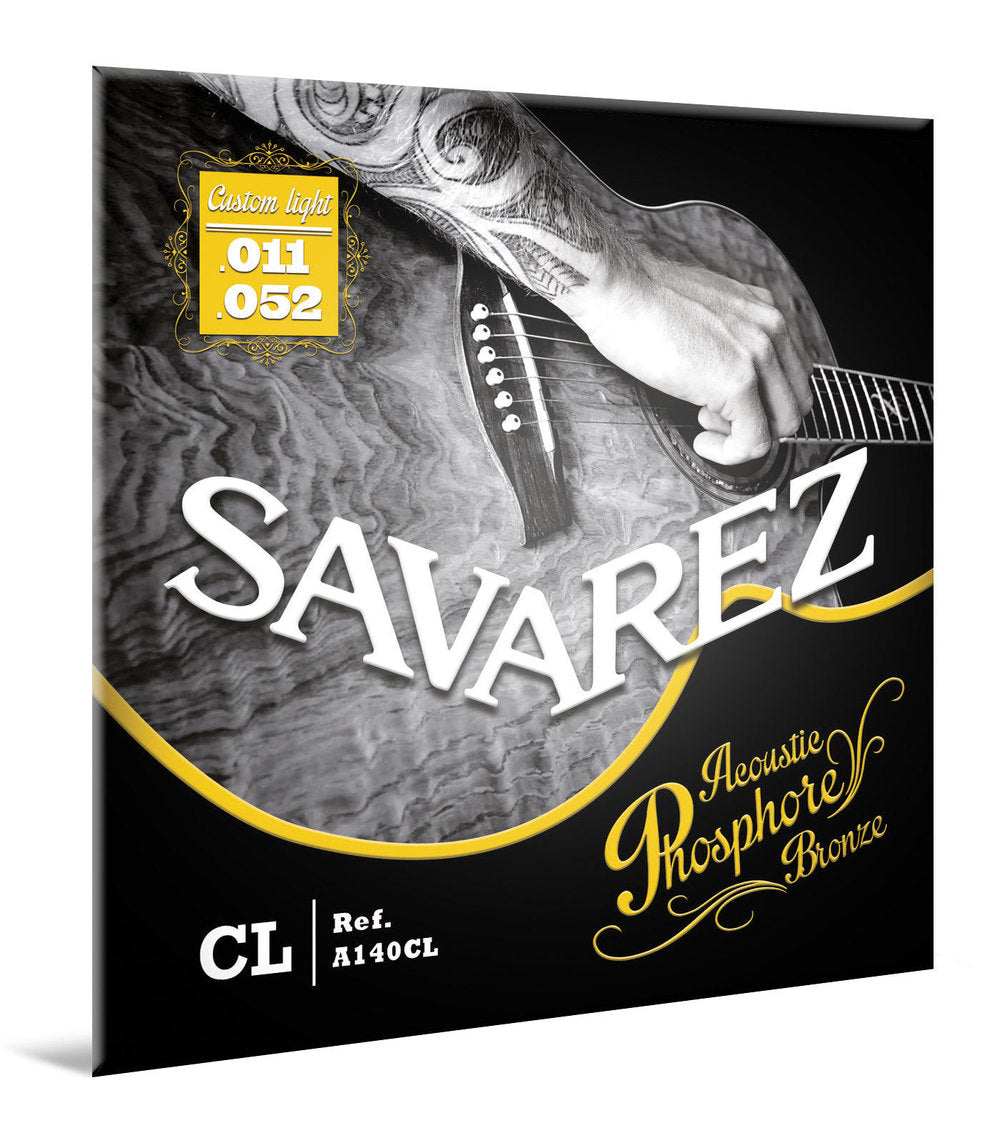 Savarez A140CL Acoustic Phosphor Bronze, custom light .011 a .052