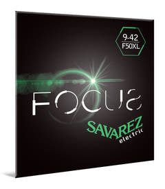 Savarez F50XL Focus cuerdas para guitarras eléctricas, extra light .009 a .042