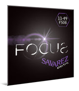 Savarez F50B Focus cuerdas de guitarra eléctrica, blues .011 a .049