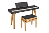 GEWA stativ til Portable Piano PP-2 og PP-3, træben i mat eg