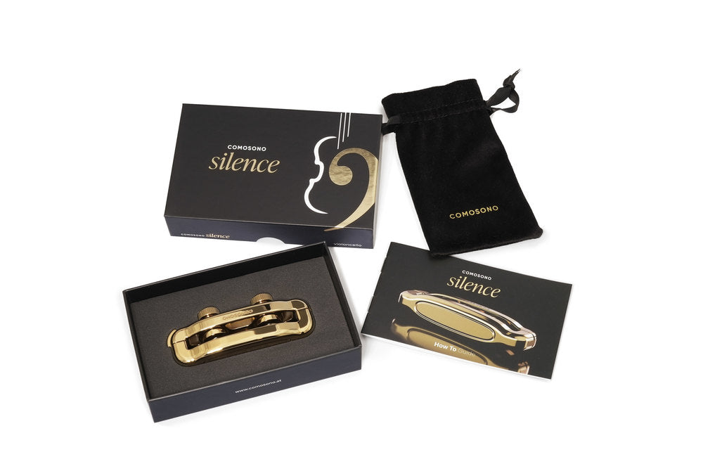 Comosono Silence sordina para violonchelo, Gold