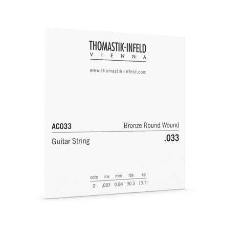 Thomastik-Infeld Plectrum AC033 cuerda de guitarra western .033, AC112