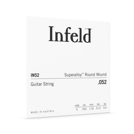 Thomastik-Infeld Superalloy cuerda para guitarra eléctrica .052w, roundwound (IN52)
